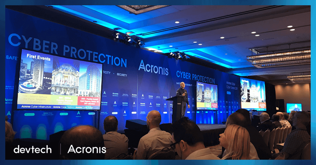 Devtech Becomes the First Certified Systems Integrator for the Acronis Cyber Platform