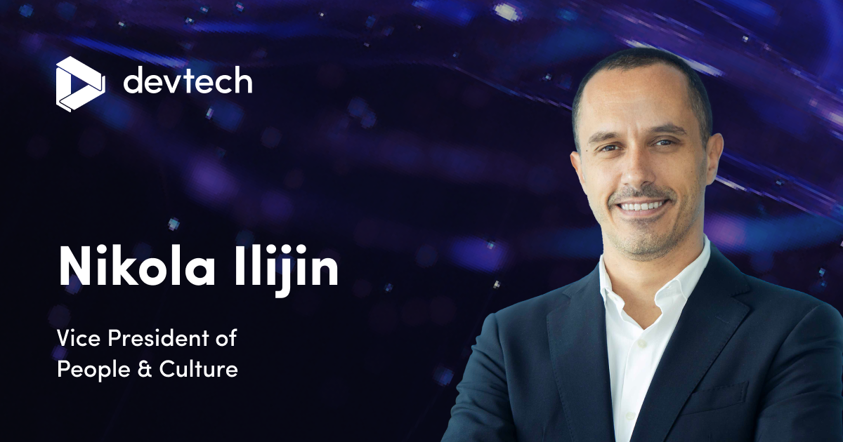 Devtech Appoints Nikola Ilijin, a former Microsoft Senior HR Manager, to Lead its People & Culture Organization